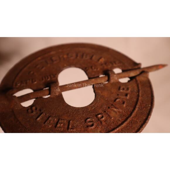 Antique Griswold American Stove Damper PAT'D JULY 20 1915 - Picture 2 of 5